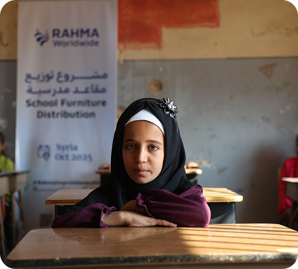 School Furniture Distribution - Rahma Worldwide